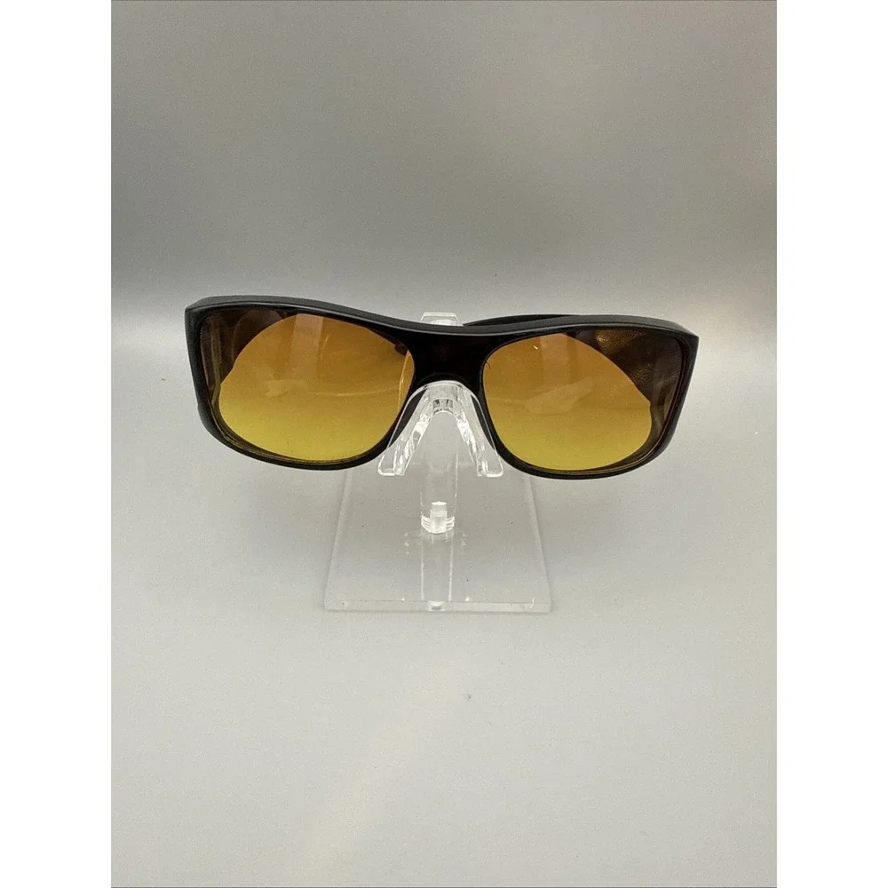 Polarized Fit Over Sunglasses Wrap Around AntiGlare UV400 Driving Glasses Yellow